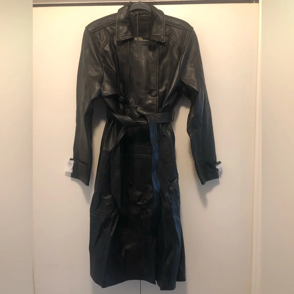 All Saints smooth leather